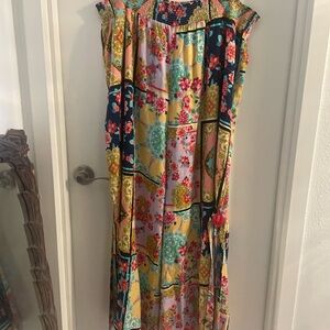 NEW WITHOUT TAG Johnny Was Japer Print Wide Leg Smocked Waist Pants Plus 3X $195